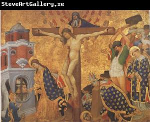 Henri Bellechose Christ on the Cross with the Martyrdom (mk05)